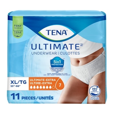 Tena Protective Underwear, Ultimate Absorbency, XL, 11 Count 11 ea, $1.73/1ea