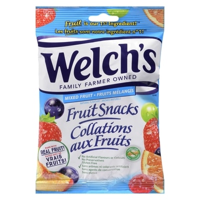 Welch's Fruit Snacks Mixed Fruit 140 g, $2.49/100g