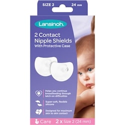 Contact Nipple Shields with Protective Case