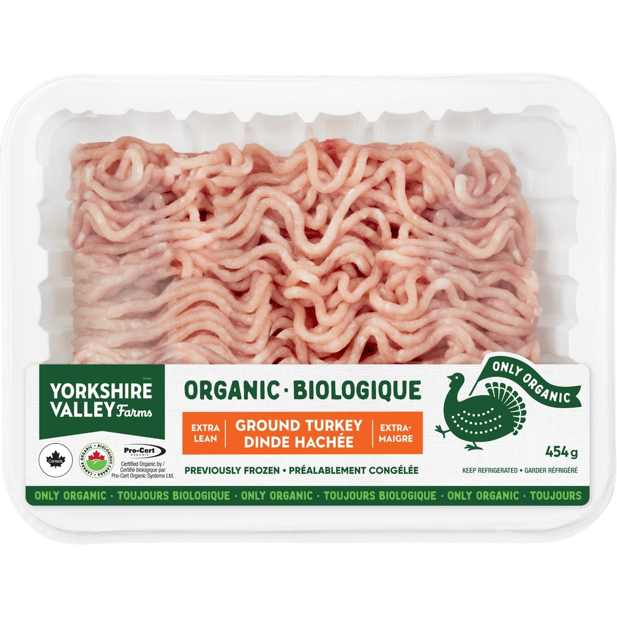Yorkshire Valley Farms Organic Extra Lean Ground Turkey 454 g, $2.86/100g