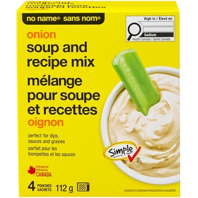 No Name Onion Mix for Soup & Recipe 4 x 28g 28 g, $10.71/100g