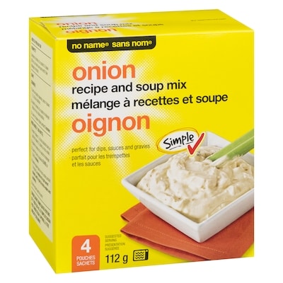 Mélange à recettes et soupe à l’oignon 4 x 28g