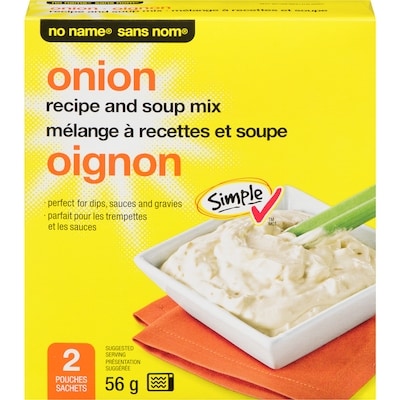 Sans Nom Mélange à recettes et soupe à l’oignon  56 g, 7,14 $/100g