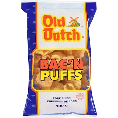 Old Dutch Bac'N Puff Pork Rind 100 g, $4.19/100g