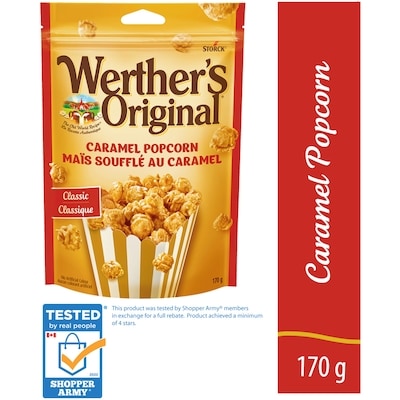 Werther's Original Caramel Popcorn 170 g, $2.82/100g