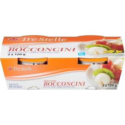 Tre Stelle Bocconcini Mini Twin Pack 240 g, $4.17/100g