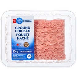 PC Blue Menu Ground Chicken 454 g, $1.98/100g
