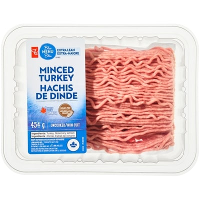 PC Blue Menu Minced Turkey 454 g, $1.98/100g