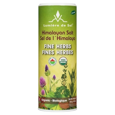 Lumière de sel de l'Himalaya Fines Herbes Biologique 140 g, 7,14 $/100g