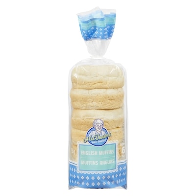 Mrs Dunster English Muffins 6x58.0 g, $6.36/100g