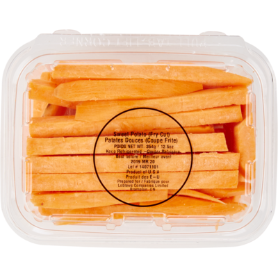 null Frites de patates douces 350 g, 1,43 $/100g