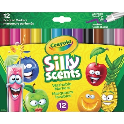 Crayola Silly Scents, Wedge Tip Markers 12x1.0 ea, $0.75/1ea