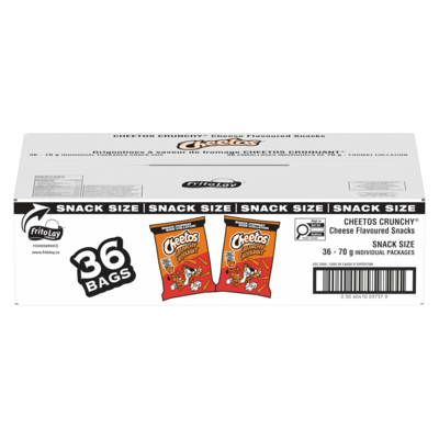 Cheetos Cheetos Crunchy (Case) 36x70.0 g, $1.59/100g