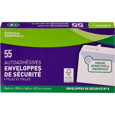 Everyday Essentials Enveloppes 1 ea, 2,50 $/1ch