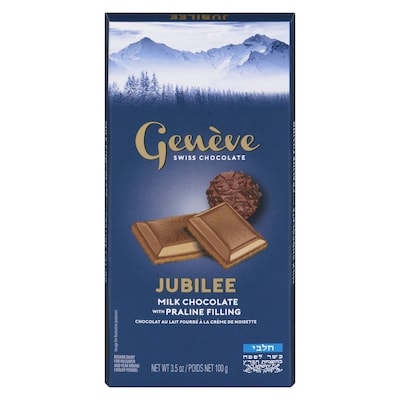 Gefen Milk Chocolate With Praline Filling Jubilee 100 g, $4.99/100g