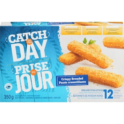 High Liner Bâtonnets de poisson panés Prise du jour 350 g, 1,85 $/100g