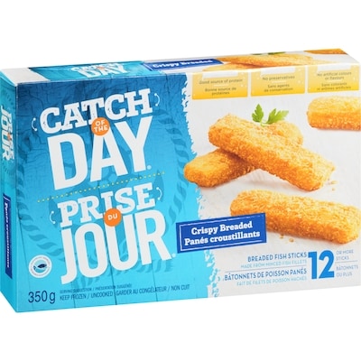 Bâtonnets de poisson panés Prise du jour