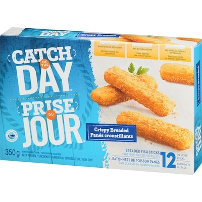 Bâtonnets de poisson panés Prise du jour