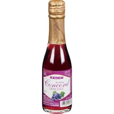 Kedem Jus de raisin pétillant 179 ml, 2,79 $/100ml