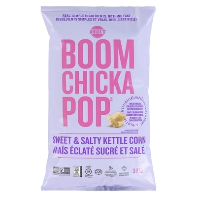 Angies Boom Chicka Pop Maïs Éclaté Sucré et Salé 397 g, 2,77 $/100g