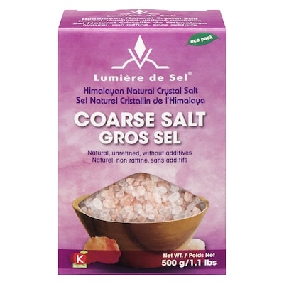 Lumière de sel Gros Sel 500 g, 2,20 $/100g