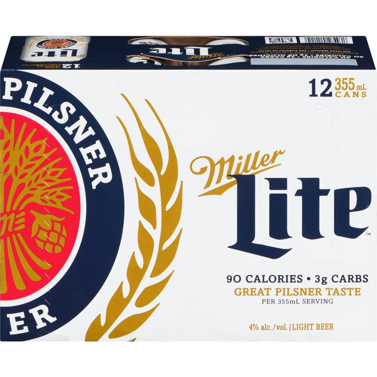 Miller Lite Beer (ID required at pick-up) 12x355.0 ml, $0.47/100ml