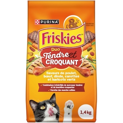Purina Friskies Grillades, Nourriture Sèche pour Chats  1.4 kg, 0,57 $/100g
