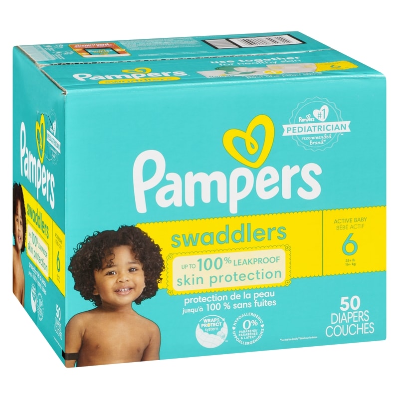 Swaddlers Diapers Size 6 50 Count