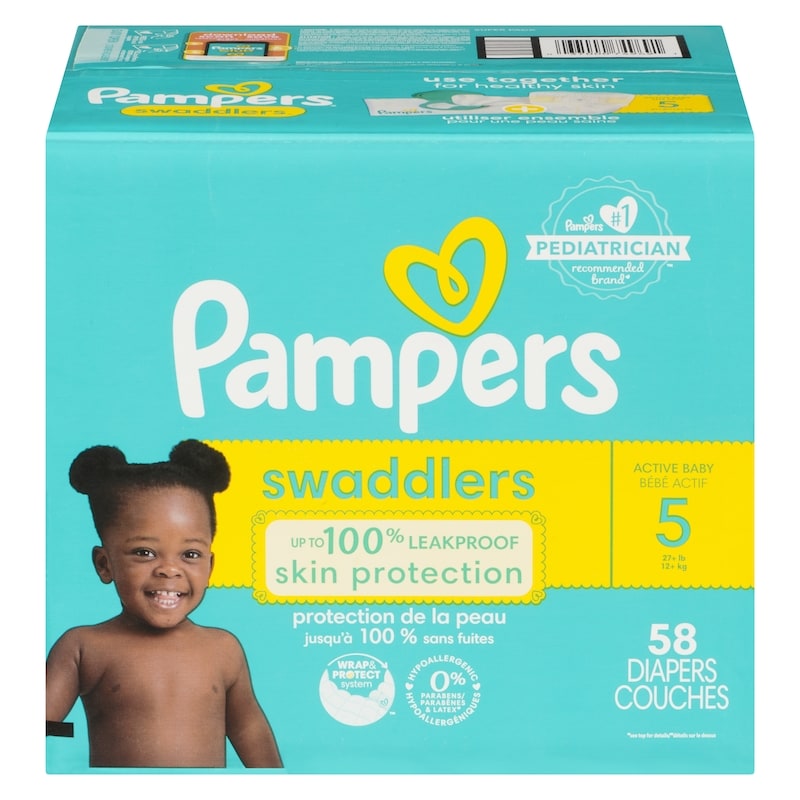 Swaddlers Active Baby Diaper Size 5 58 Count