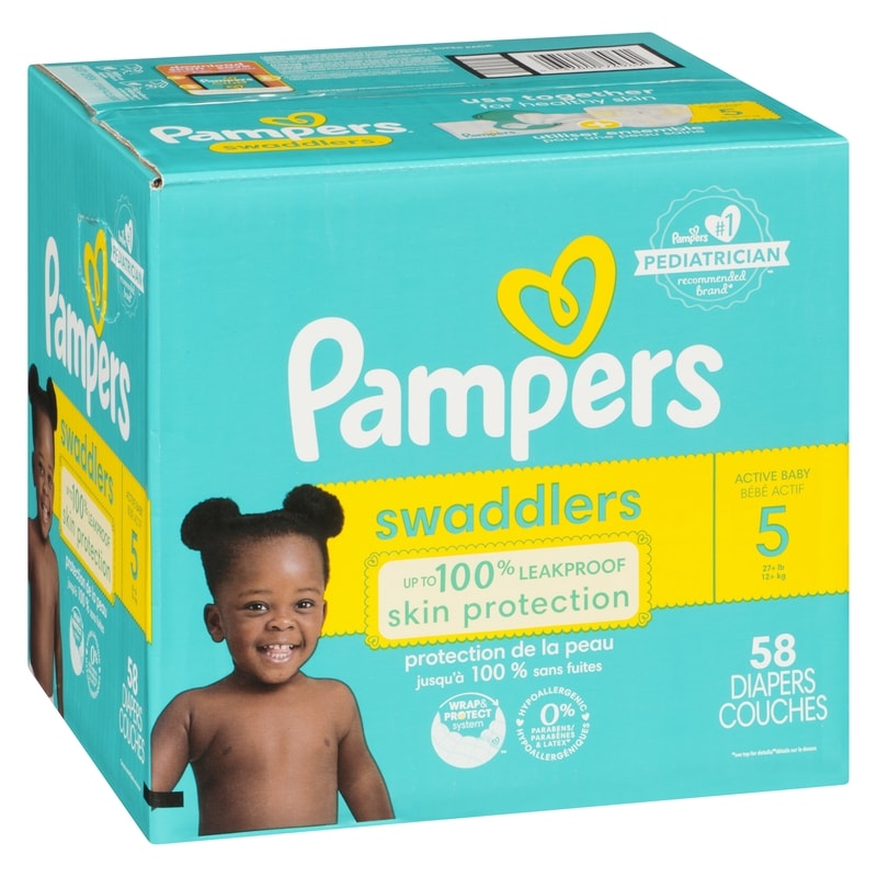 Swaddlers Active Baby Diaper Size 5 58 Count