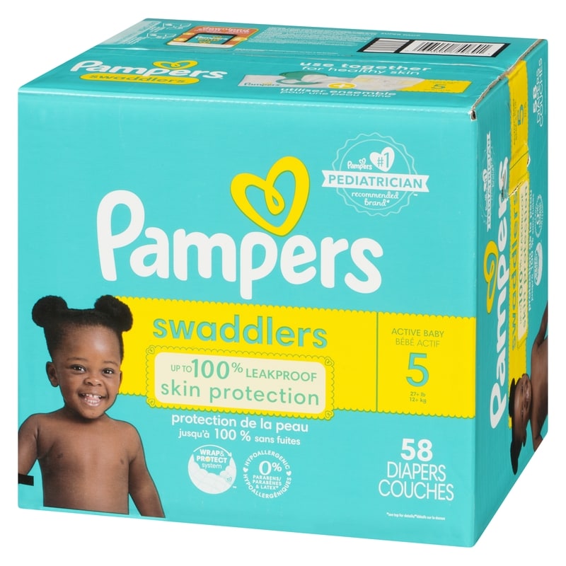 Swaddlers Active Baby Diaper Size 5 58 Count