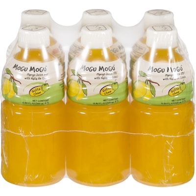 Mogu Mogu Mango Juice Drink with Nata de Coco  6x320.0 ml, $0.52/100ml