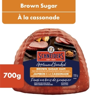 Schneiders Jambon à la cassonade fumé au bois de pommier 700 g, 2,43 $/100g