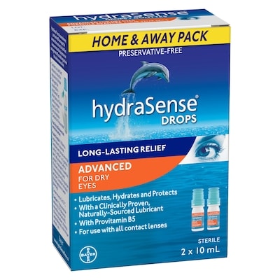 Hydrasense Advanced Eye Drops, For Dry Eyes, Preservative Free 20 ml, $134.95/100ml