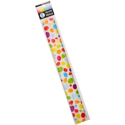 null Règle transparente avec motif de 12 po 1 ea, 1,00 $/1ch