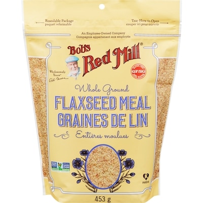 Bobs Red Mill Flaxseed Meal Whole Ground 453 g, $1.76/100g