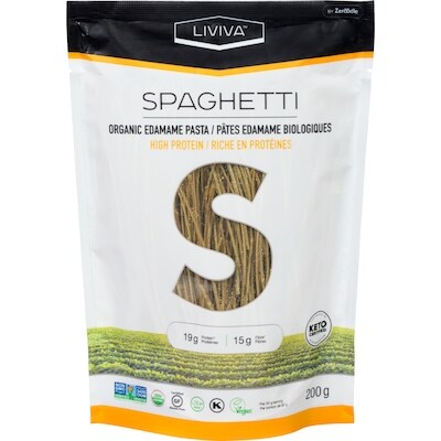LIVIVA Organic Edamame Spaghetti 200 g, $3.00/100g
