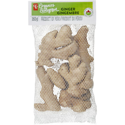 PC Organics Ginger 160 g, $2.50/100g