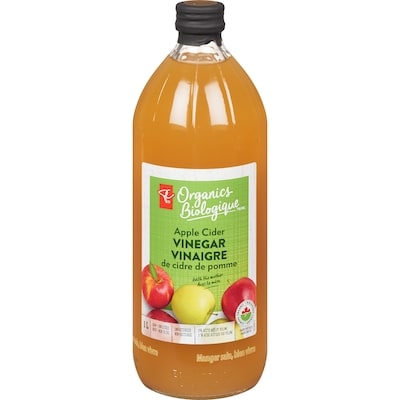 PC Organics Organic Vinegar Apple Cider 1 l, $0.75/100ml