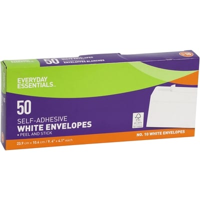 Everyday Essentials Enveloppes 1 ea, 3,00 $/1ch