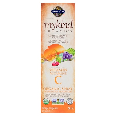 Garden of Life Organic Spray Vitamin C Orange-Tangerine 58 ml, $27.57/100ml