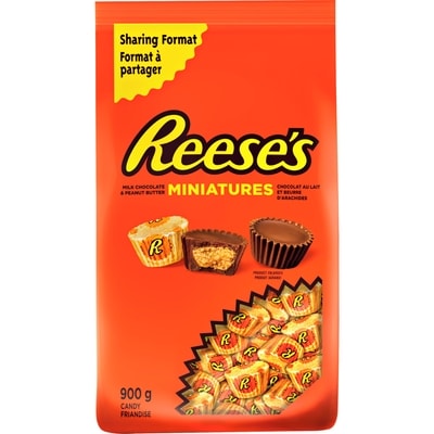 Reese's Miniatures PEANUT BUTTER CUPS Candy 900 g, $1.72/100g