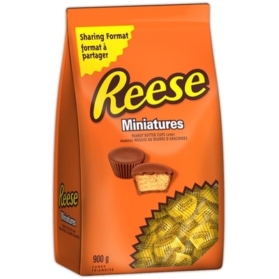 Reese’s Friandises MOULES AU BEURRE D’ARACHIDES  Miniatures 900 g, 1,67 $/100g
