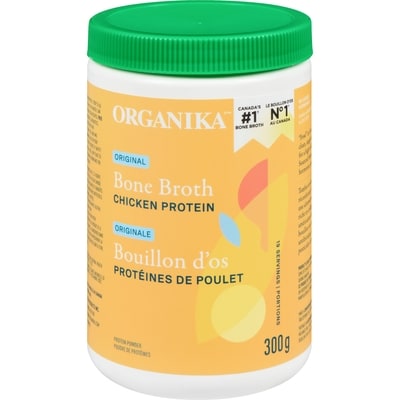Organika Protein Powder Original Bone Broth 300 g, $16.33/100g