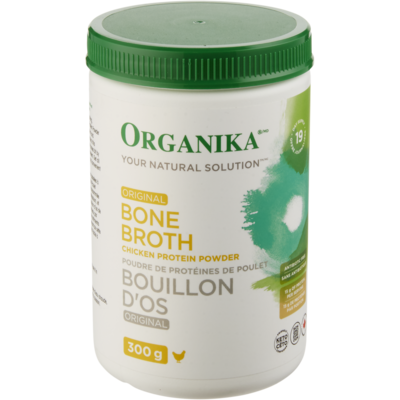 Organika Poudre de Protéines Bouillon d'Os Original 300 g, 16,33 $/100g