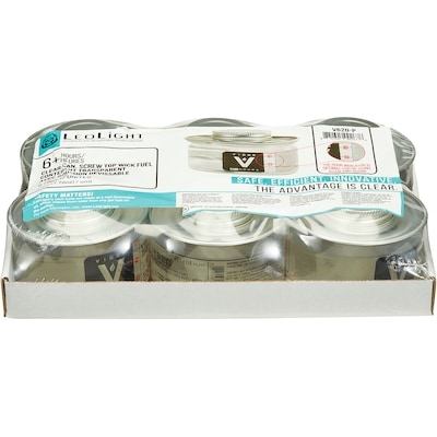 null Clear-Can, Screw Top Wick Fuel 6+ Hours 1 ea, $22.99/1ea