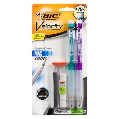 BIC BIC –Portemines Velocity MAX noir 19x1.0 ea, 0,37 $/1ch