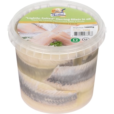 Baltic Gifts Lightly-Salted Herring Fillets In Oil 750 g, $2.20/100g