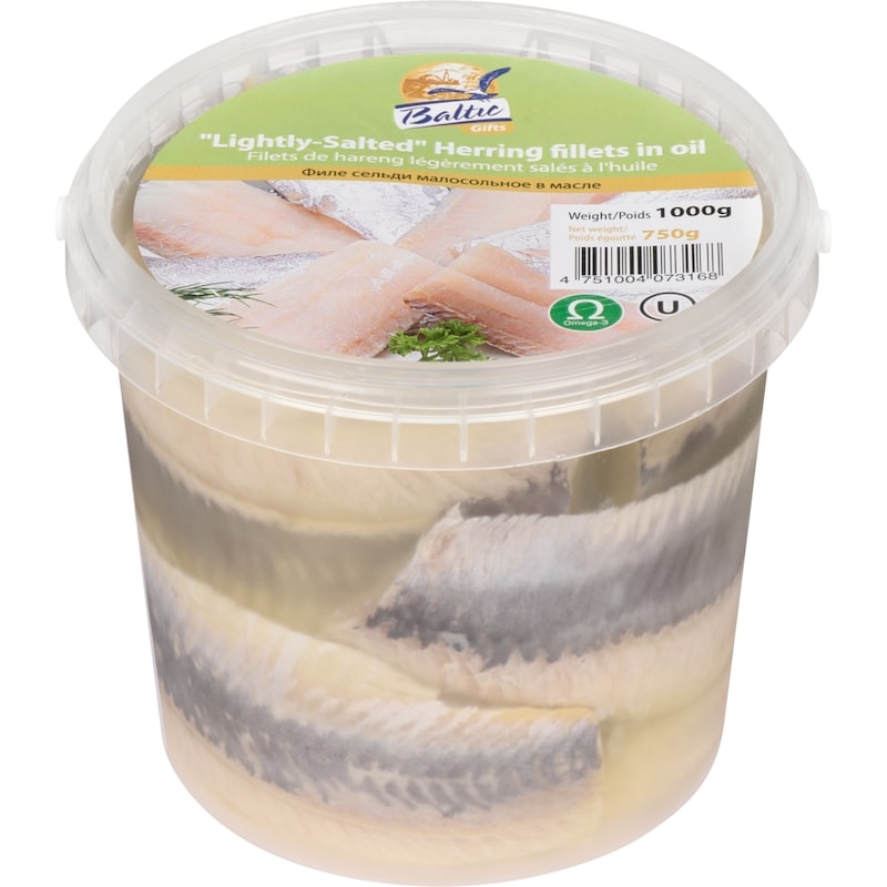 Lightly-Salted Herring Fillets In Oil