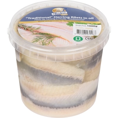 Baltic Gifts Traditional Herring Fillets In Oil 750 g, $2.20/100g